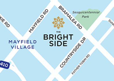 The Bright Side at Mayfield Village Location Map